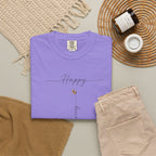 Don't Worry Bee Happy Tee -Unisex Garment-Dyed T-shirt