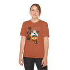 Kids Halloween Trick or Treat T-Shirt — Cute Pumpkin, Ghost & Black Cat Design