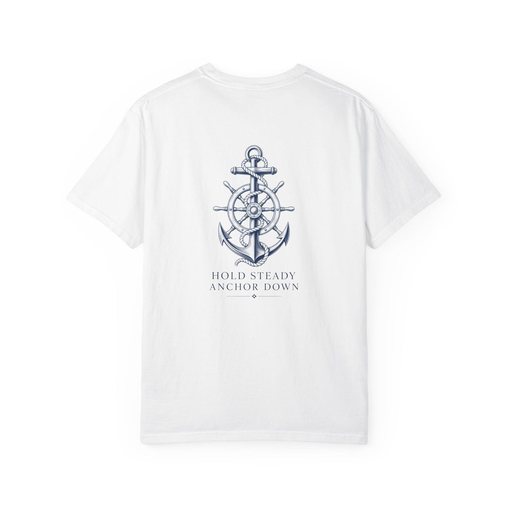 Nautical Anchor -Unisex Garment-Dyed T-shirt