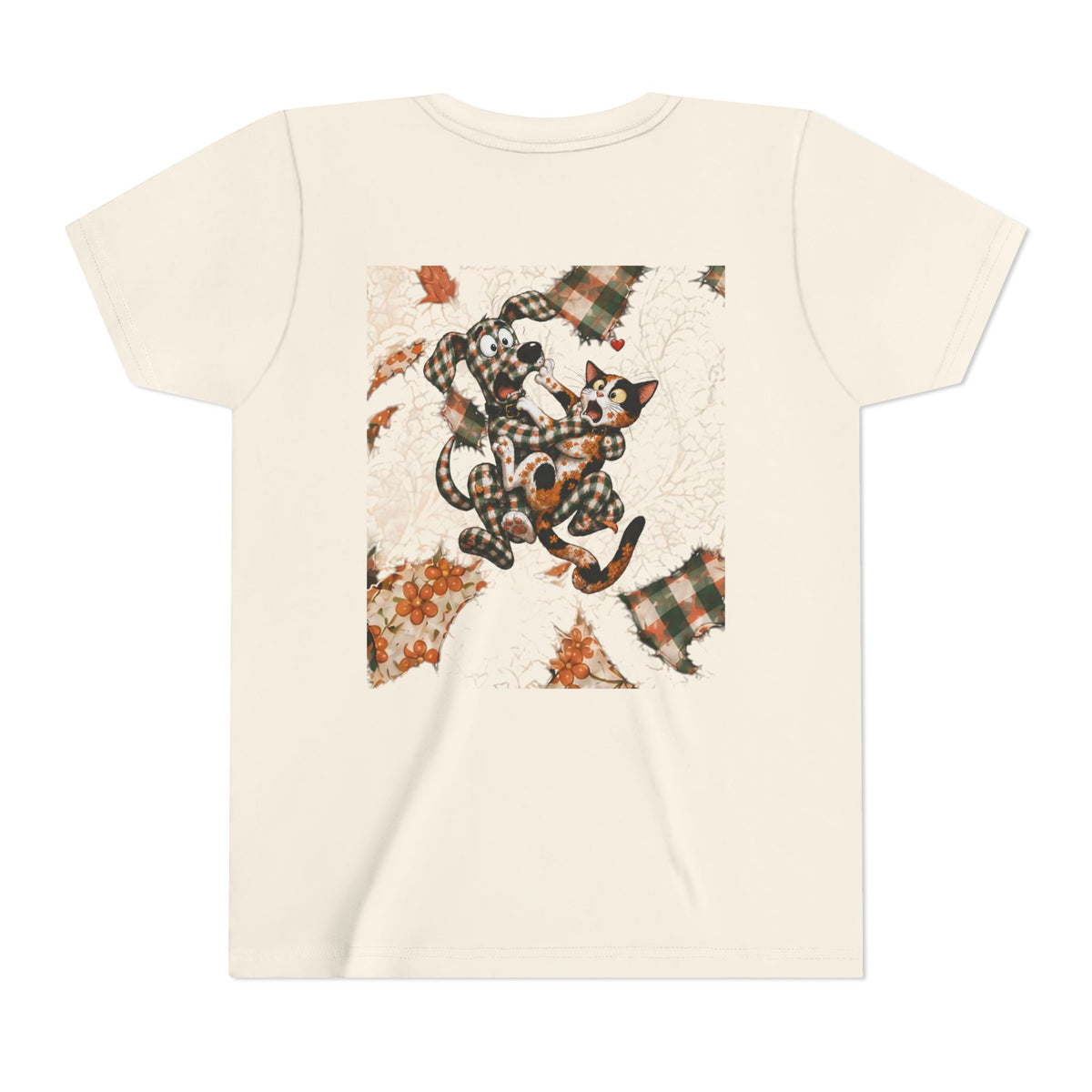 Gingham Dog & Calico Cat Kids Shirt