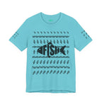 Fish Graphic Tee — 'FISH' Silhouette Fishing Shirt