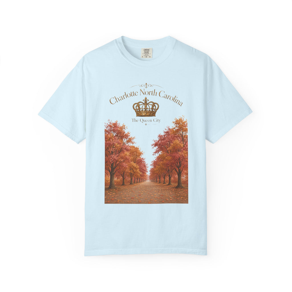 Charlotte North Carolina Autumn Tree Lane T-Shirt