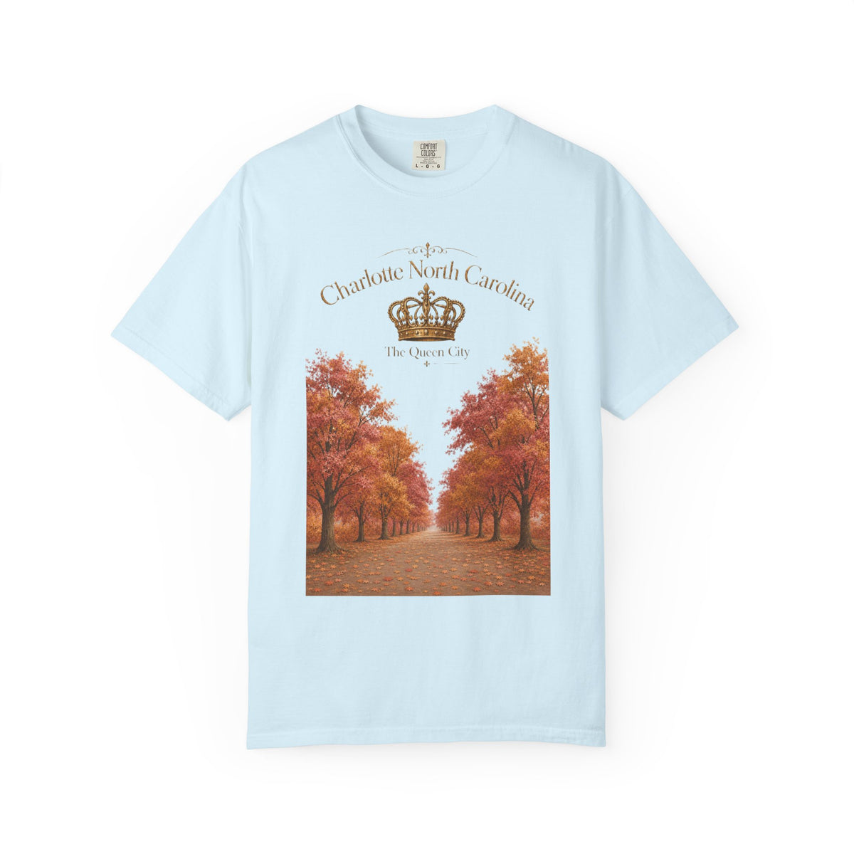 Charlotte North Carolina Autumn Tree Lane T-Shirt
