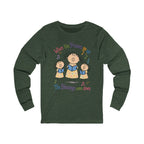 Christian Choir Long Sleeve Tee — "When the Praises Go Up, The Blessings Come Down"