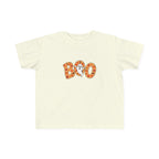 Toddler Tee - 'Boo' Ghost Halloween Striped Shirt