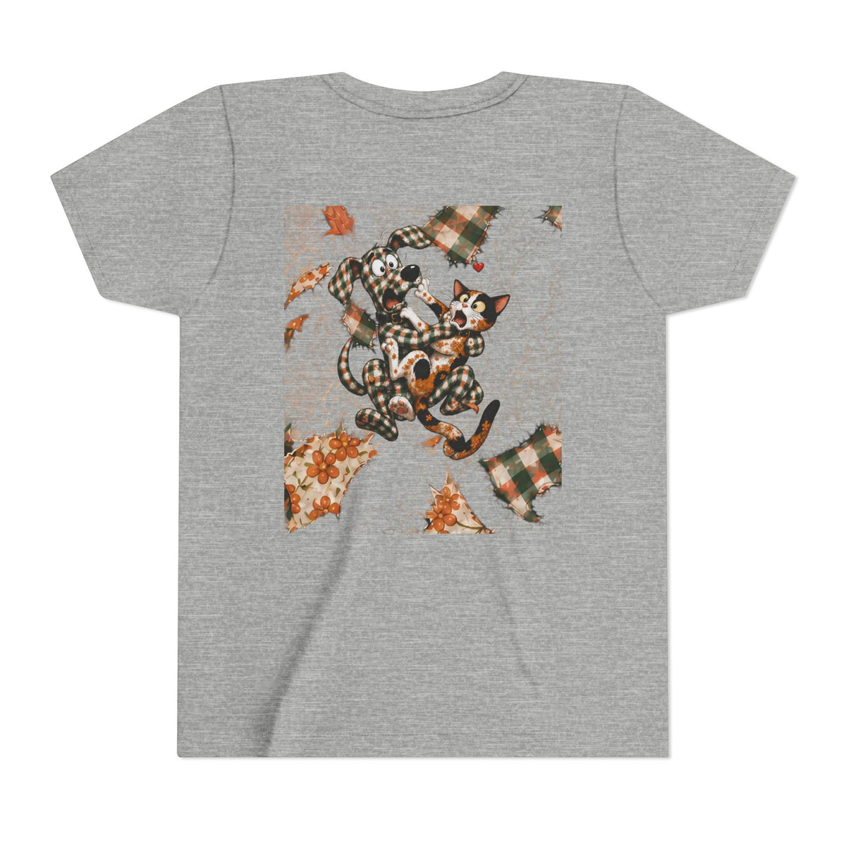 Gingham Dog & Calico Cat Kids Shirt