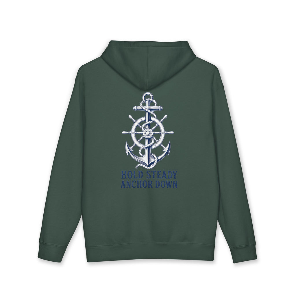 Nautical Anchor Unisex Heavyweight Hoodie