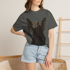 Guardian Angel -Faith- Graphic T‑Shirt — 'Tutus Sum' Cross Tee