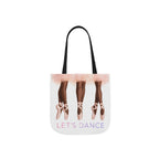 Ballet Tote Bag — 'Let's Dance' Ballerina Canvas Tote