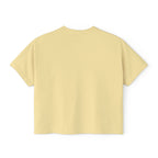 Women's Boxy Tee — Brown Spaniel Dog Graphic T‑Shirt