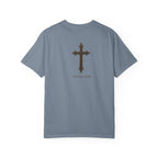Guardian Angel -Faith- Graphic T‑Shirt — 'Tutus Sum' Cross Tee