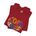 Love Heart Graphic Tee — Retro Psychedelic 'Love' Design