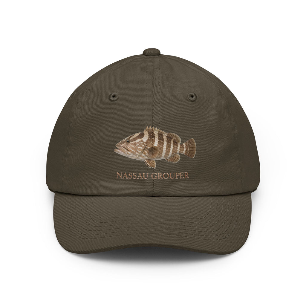 Nassau Grouper Embroidered Dad Hat