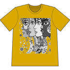 Artsy Pop Art Faces Graphic Tee