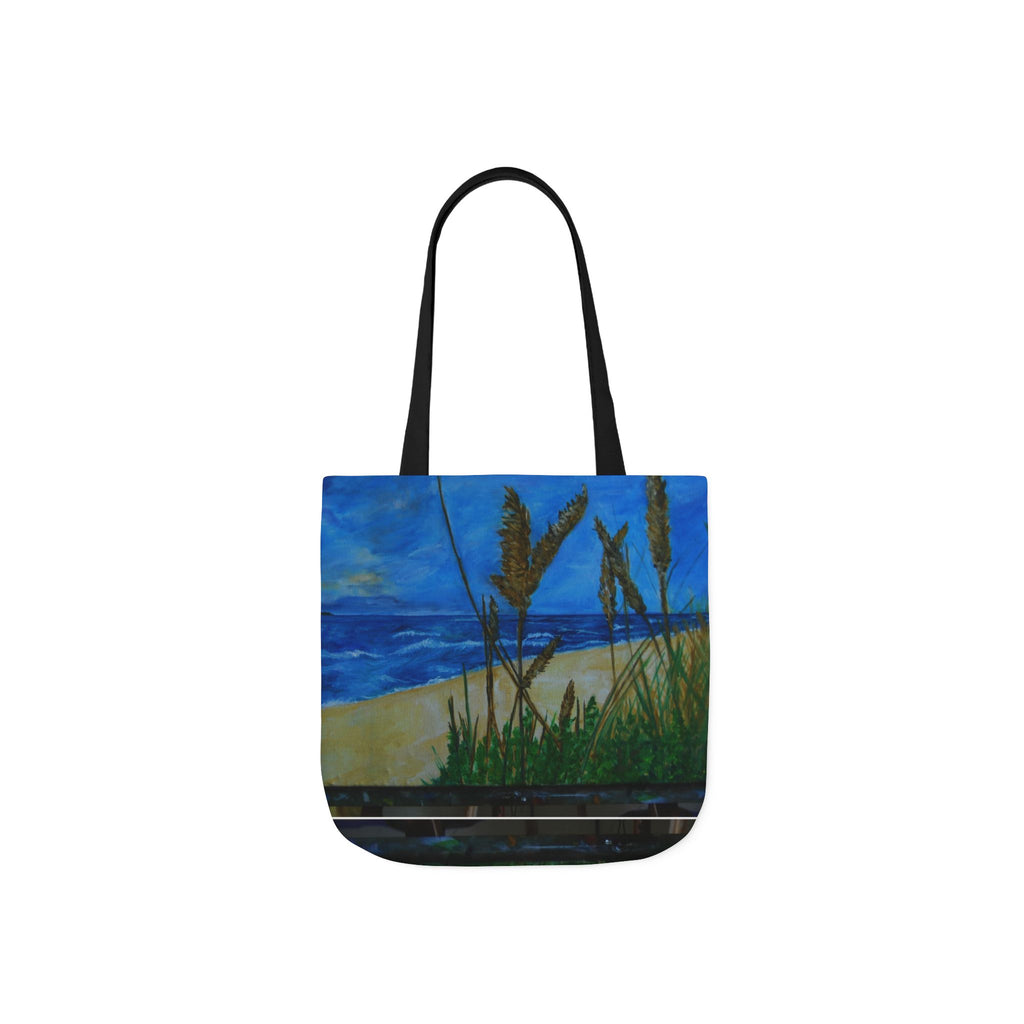 Beach Grasses Canvas Tote — Seaside Painting Reusable Bag Original art by Doulton