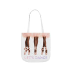 Ballet Tote Bag — 'Let's Dance' Ballerina Canvas Tote