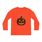 Youth Halloween Pumpkin Long Sleeve Tee - "Trick or Treat"