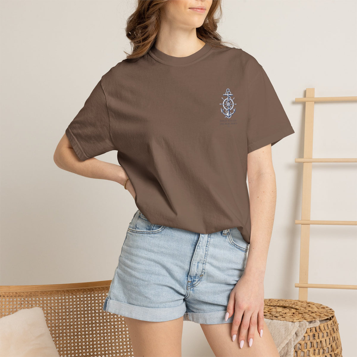 Nautical Anchor -Unisex Garment-Dyed T-shirt