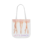 Ballet Tote Bag — 'Let's Dance' Ballerina Canvas Tote