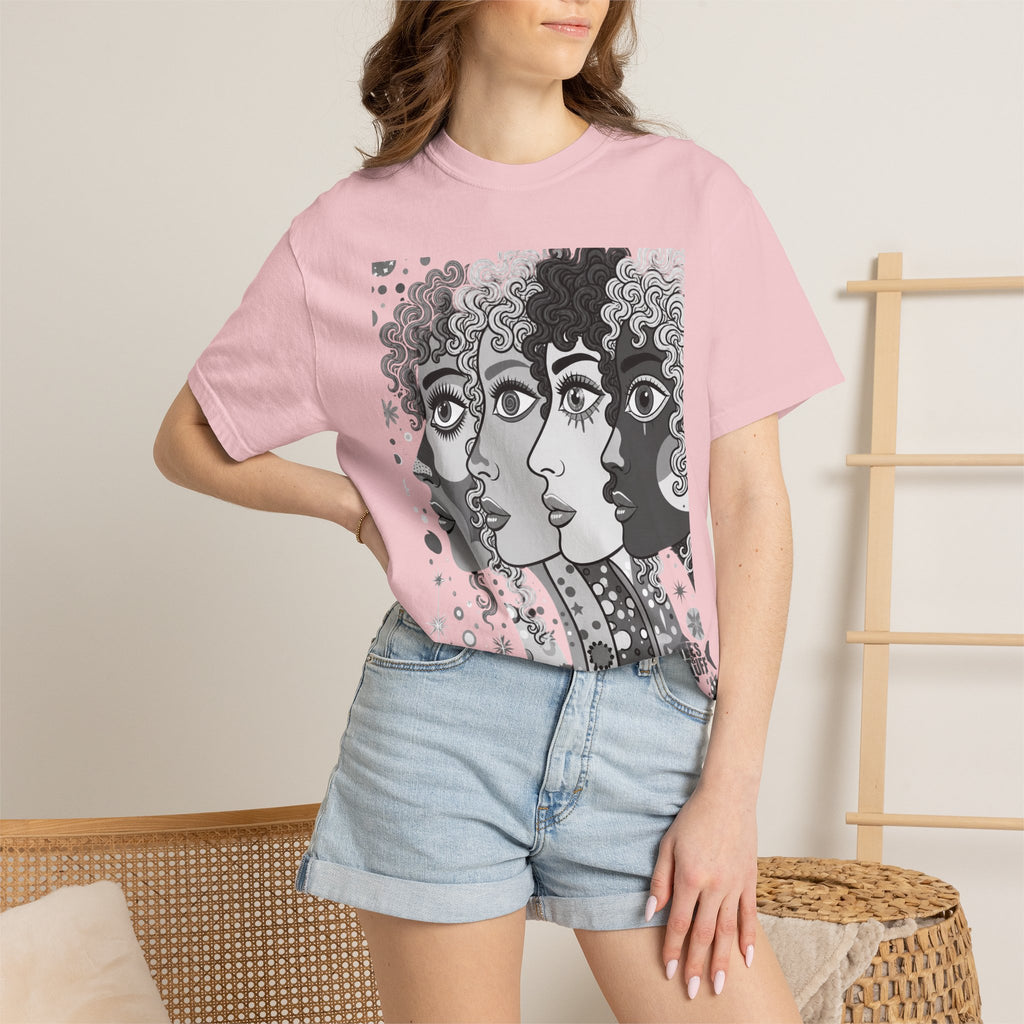 Artsy Pop Art Faces Graphics