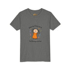 Youth Tee — "When the Praises Go Up, The Blessings Come Down" Kids Christian Shirt