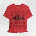 Fish Graphic Tee — 'FISH' Silhouette Fishing Shirt