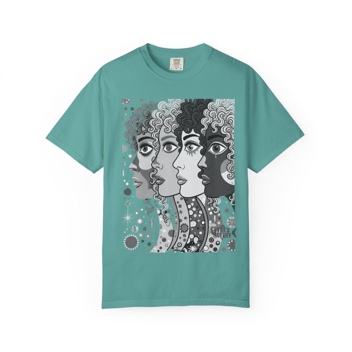 Artsy Pop Art Faces Graphics