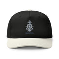 Anchor Compass Embroidered Two-Tone Cap — 'Hold Steady, Anchor Down'