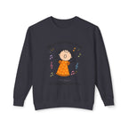 Faith Crewneck Sweatshirt — "When the Praises Go Up, The Blessings Come Down" Cute Choir Design