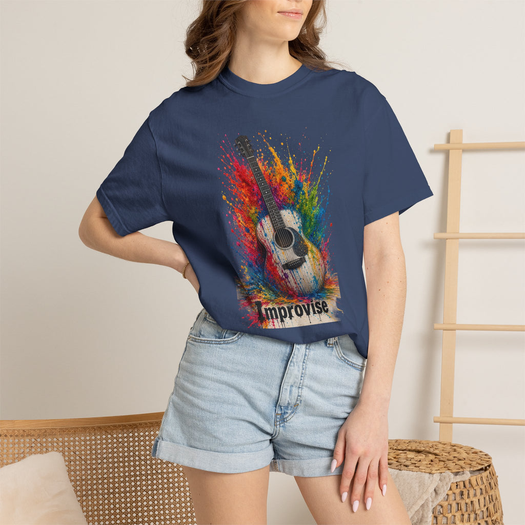Improvise Guitar Musician T-Shirt