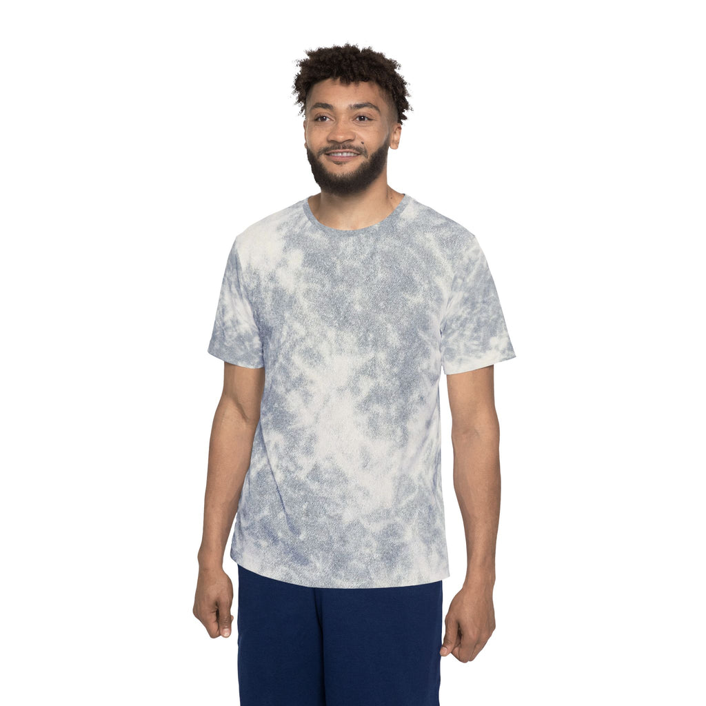 Marble Tie-Dye Sports Jersey — Lightweight Athletic Tee