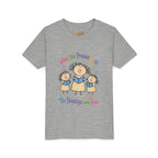 Youth Tee - 'When the Praises Go Up, The Blessings Come Down' Kids Choir Graphic