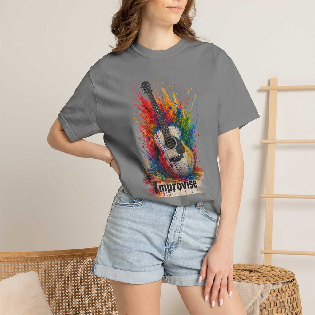 Improvise Guitar Musician T-Shirt