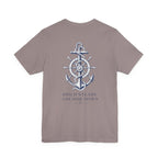 Anchor Nautical T‑Shirt — "Hold Steady Anchor Down"