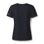Orange Slice Splash T-Shirt | Citrus Fruit V-Neck Tee