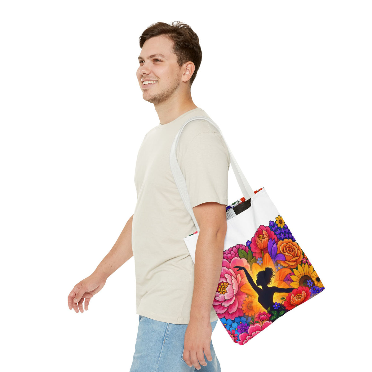 Ballerina flower Tote Bag (AOP)