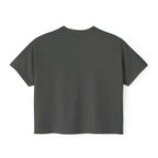 Women's Boxy Tee — Brown Spaniel Dog Graphic T‑Shirt