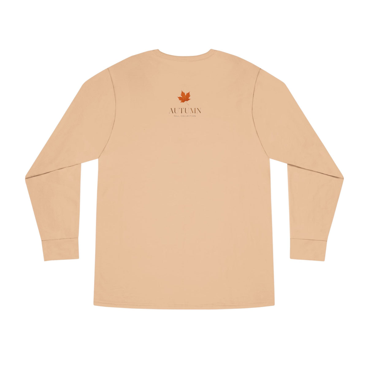 Autumn Leaves Long Sleeve Tee — 'AUTUMN' Maple Graphic Cozy Fall Shirt