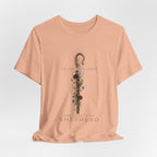 Shepherd Floral Staff T‑Shirt — 'The Lord Is My Shepherd' Faith Tee