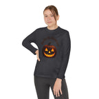 Youth Long Sleeve Tee - 'Hello Halloween' Jack-o'-Lantern Pumpkin Shirt
