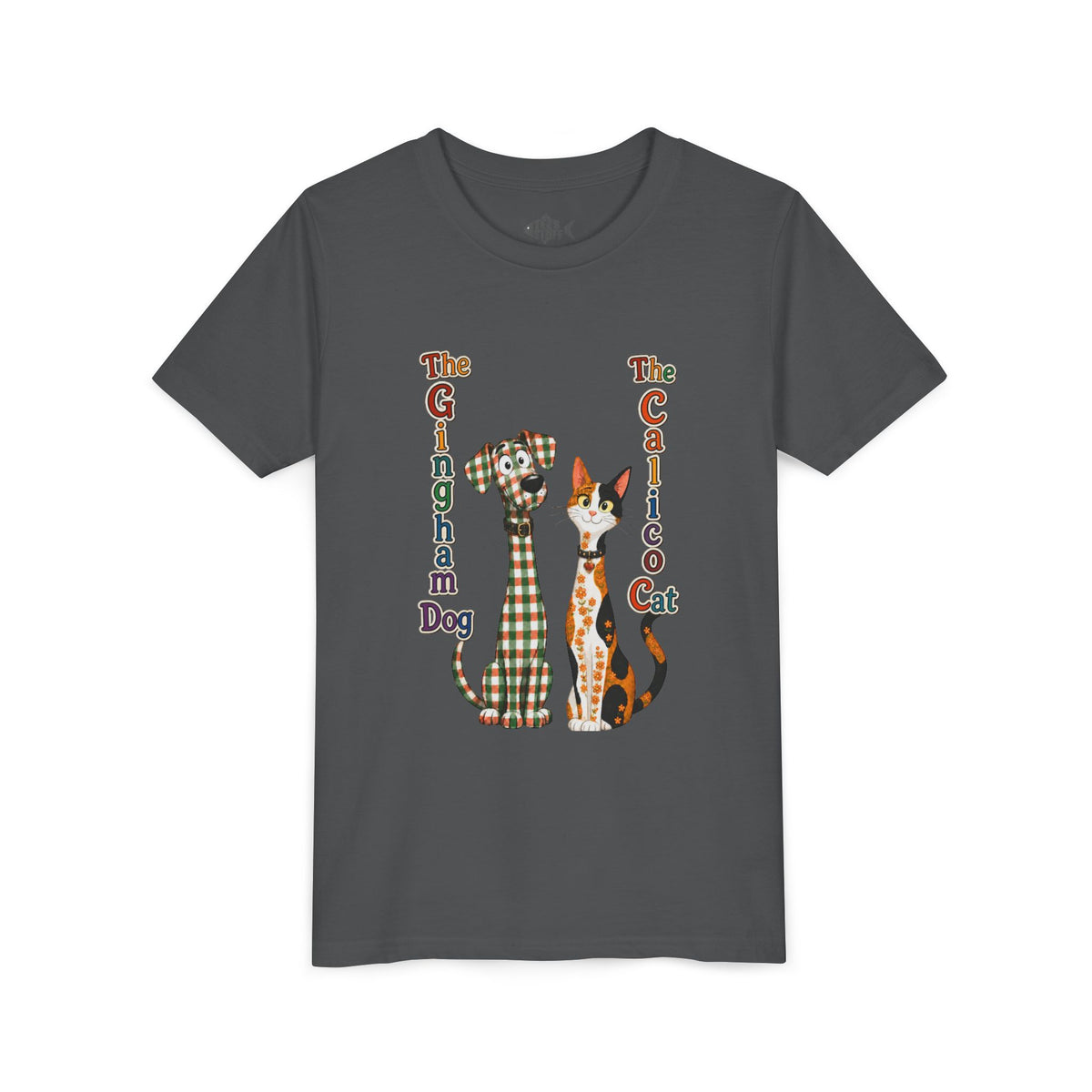 Gingham Dog & Calico Cat Kids Shirt