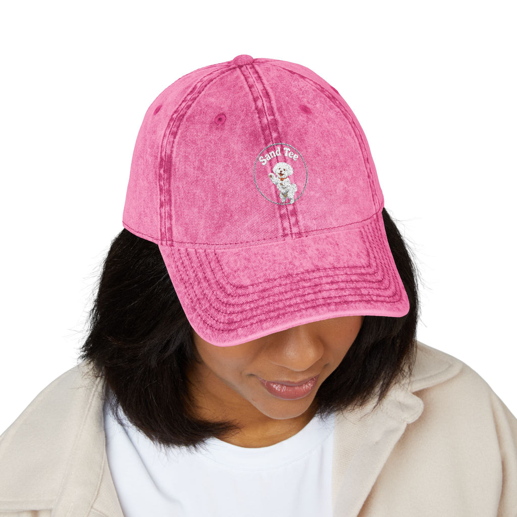 Dog Vintage Cap (Embroidery)