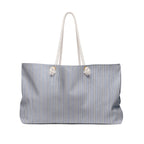 Nautical Anchor Weekender Bag – Striped Coastal Tote for Beach & Travel