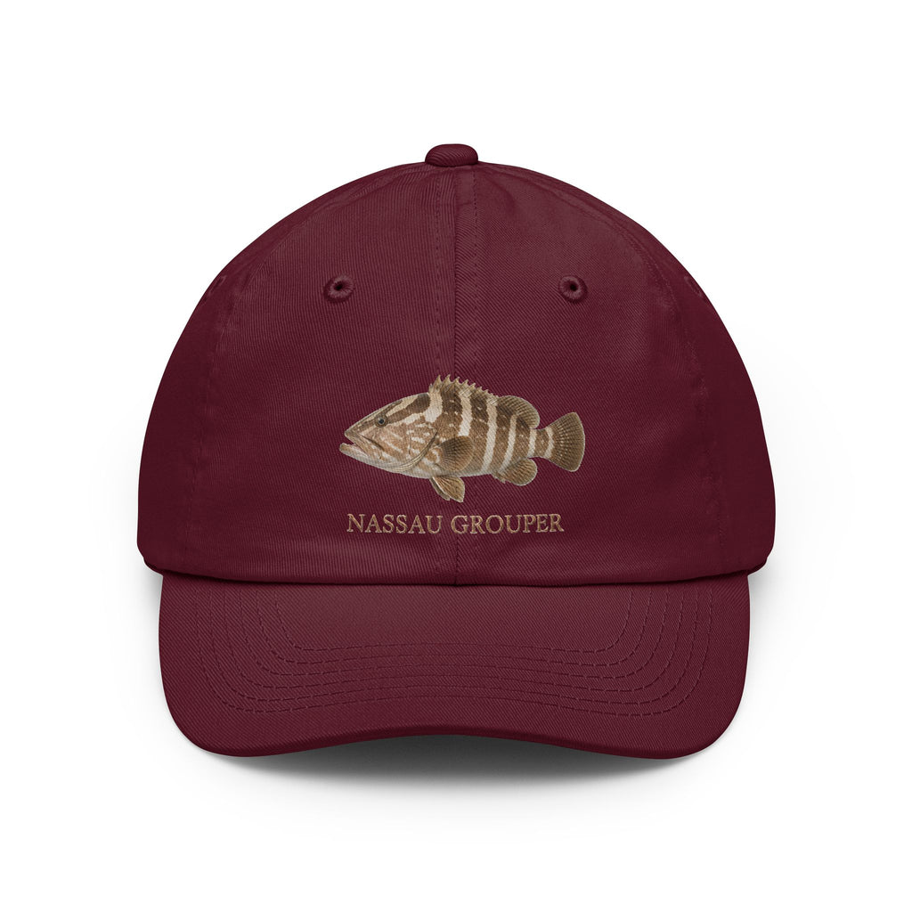 Nassau Grouper Embroidered Dad Hat