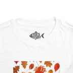 Toddler Halloween Pumpkin and Autumn Leaves Tee