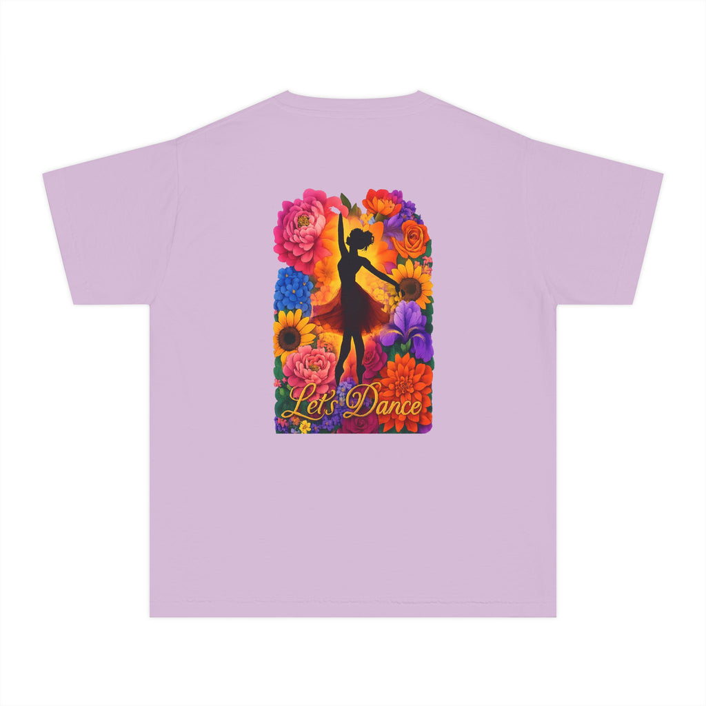 Let's Dance Floral Ballerina T--Shirt.