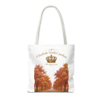 Charlotte North Carolina Autumn Tote Bag — 'The Queen City' Fall Tree Design
