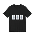 Nautical Anchor Trio T-Shirt — Vintage Navy Boat Crew Graphic Tee
