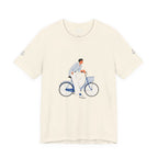 Bicycle Rider Illustration Jersey Tee