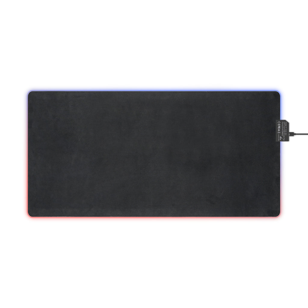 LED Gaming Mouse Pad — Storm Angel Design with TUERI Name, RGB Extended Desk Mat